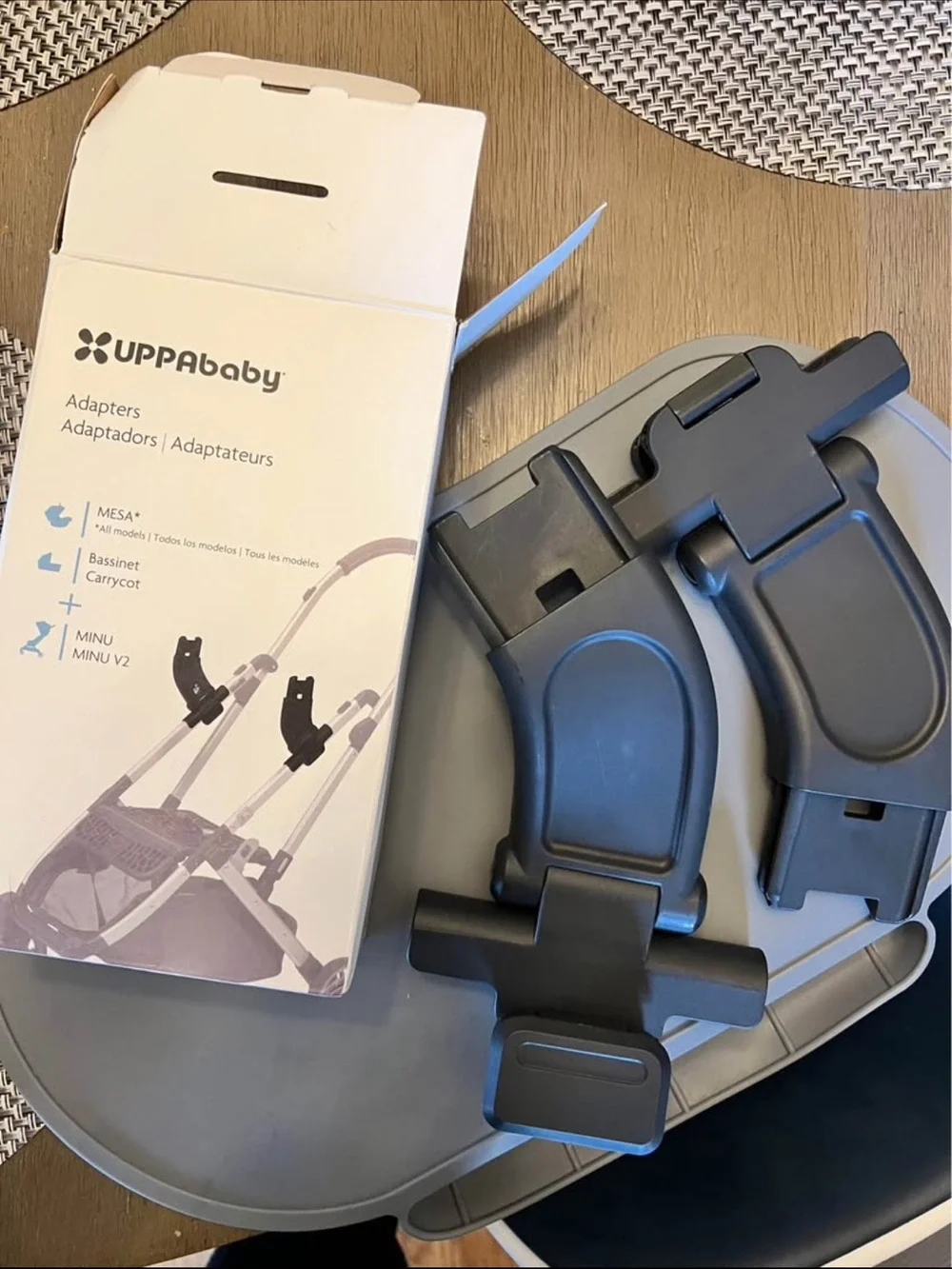 Uppa Baby Adapter Set for Mesa and Minu Strollers